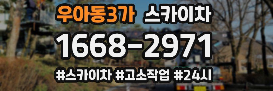 우아동3가 스카이차