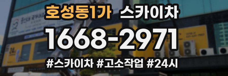 호성동1가 스카이차