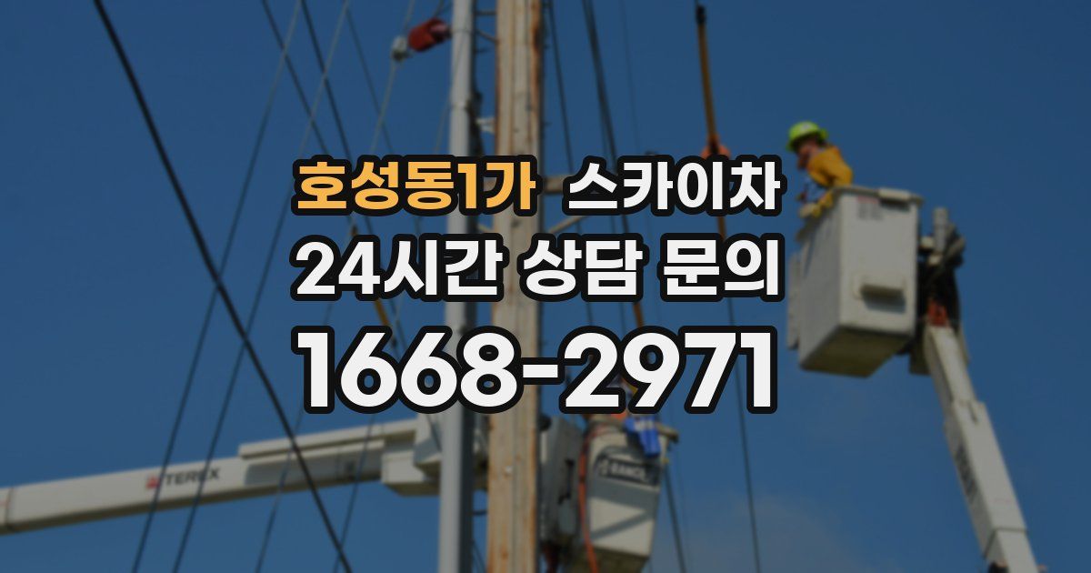 호성동1가 스카이차