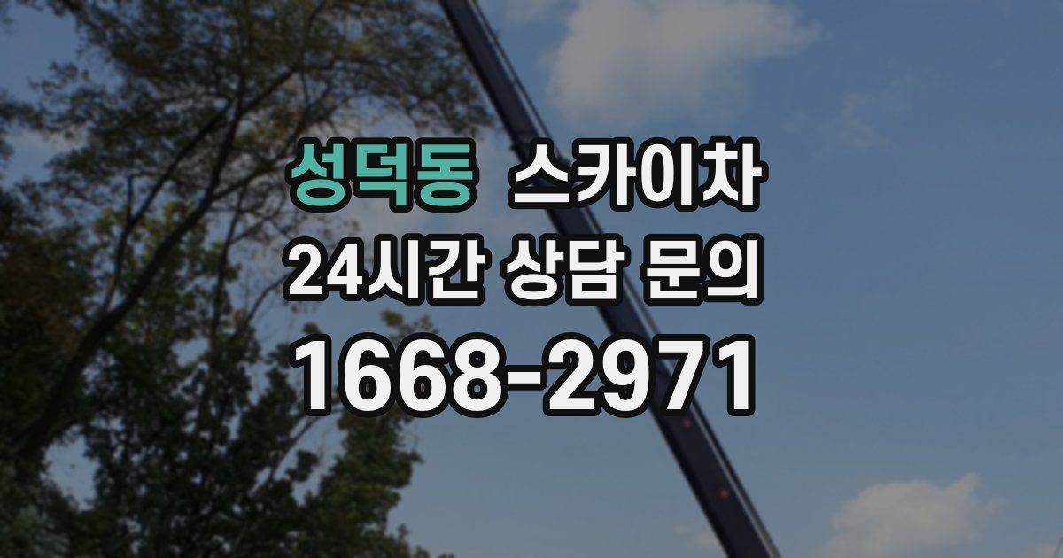 성덕동 스카이차