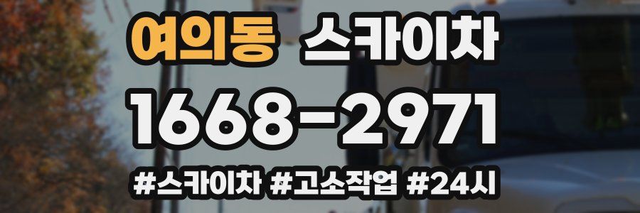 여의동 스카이차