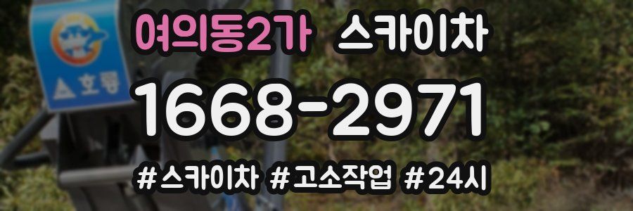 여의동2가 스카이차