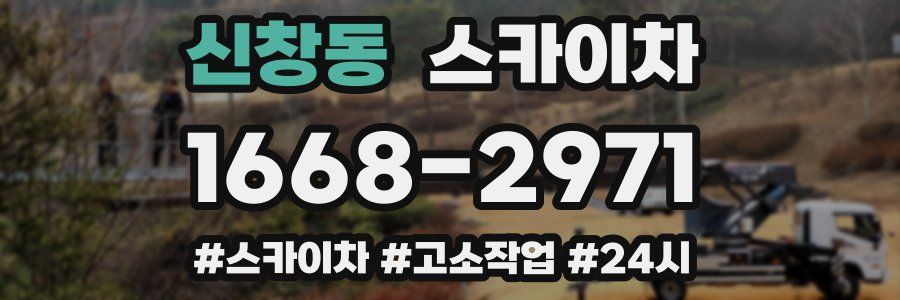 신창동 스카이차