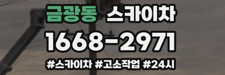 금광동 스카이차