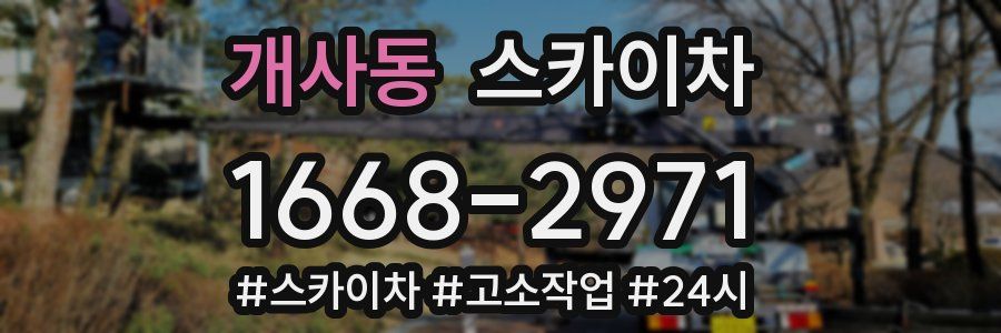 개사동 스카이차