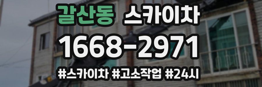 갈산동 스카이차