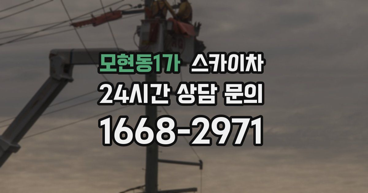 모현동1가 스카이차