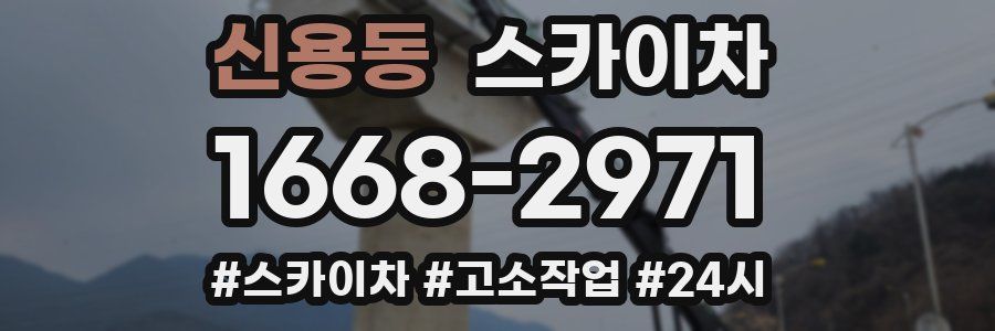 신용동 스카이차