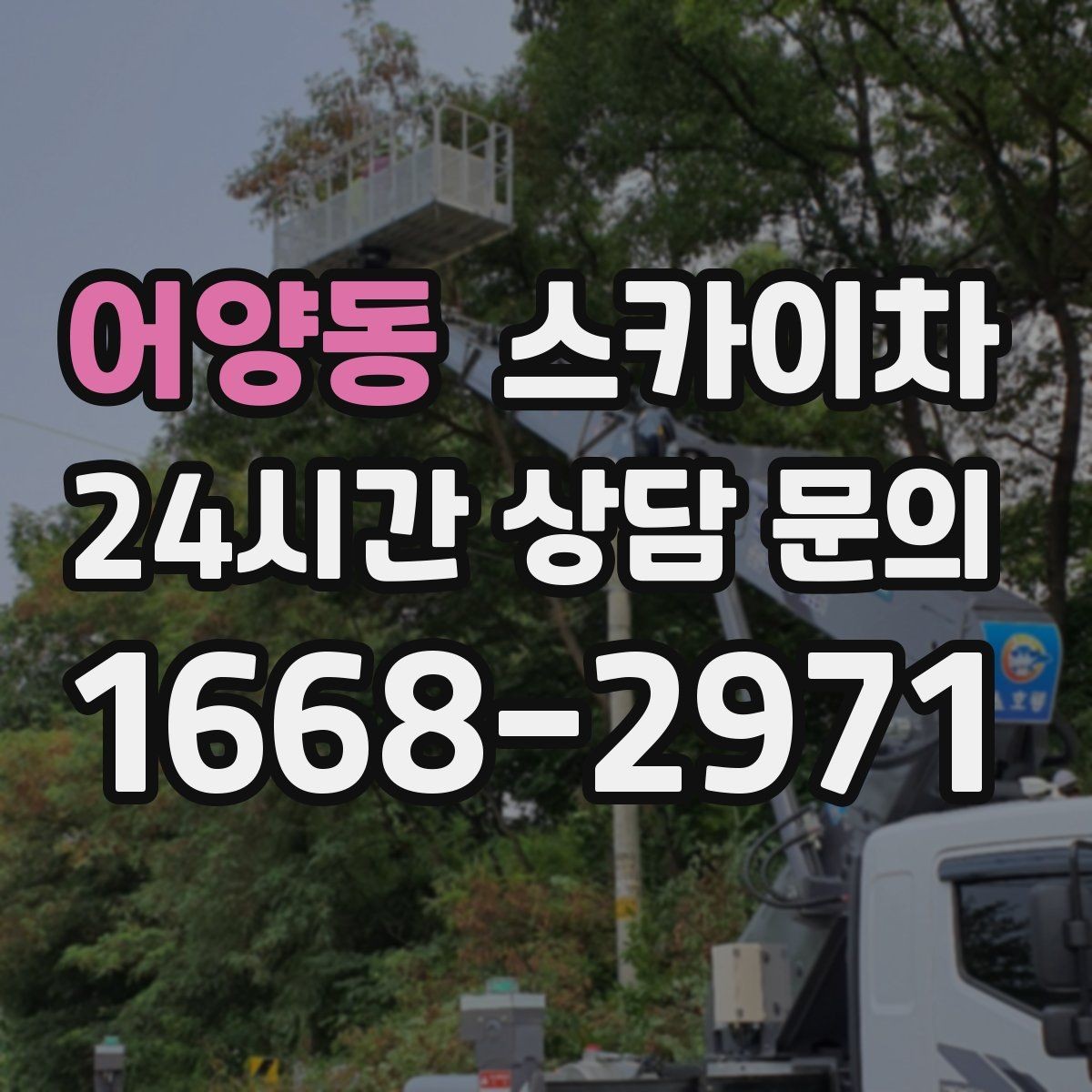 어양동 스카이차 인도 작업이 필요한 경우 체크 포인트