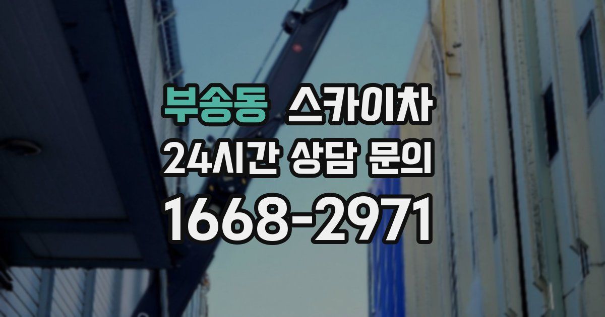 부송동 스카이차