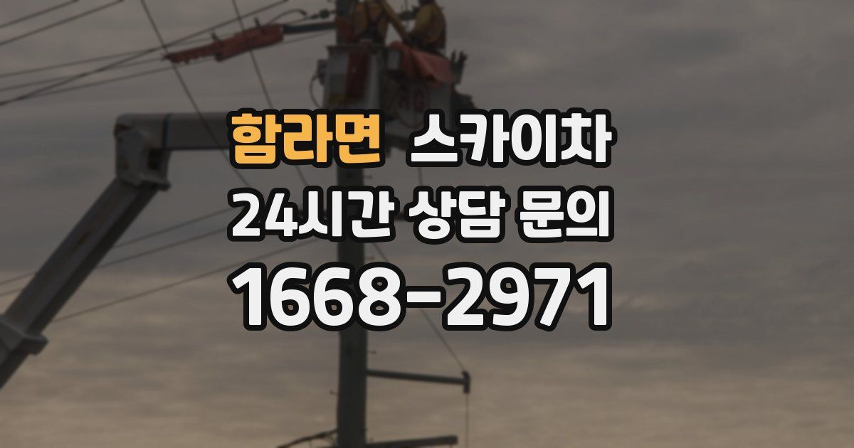 함라면 스카이차