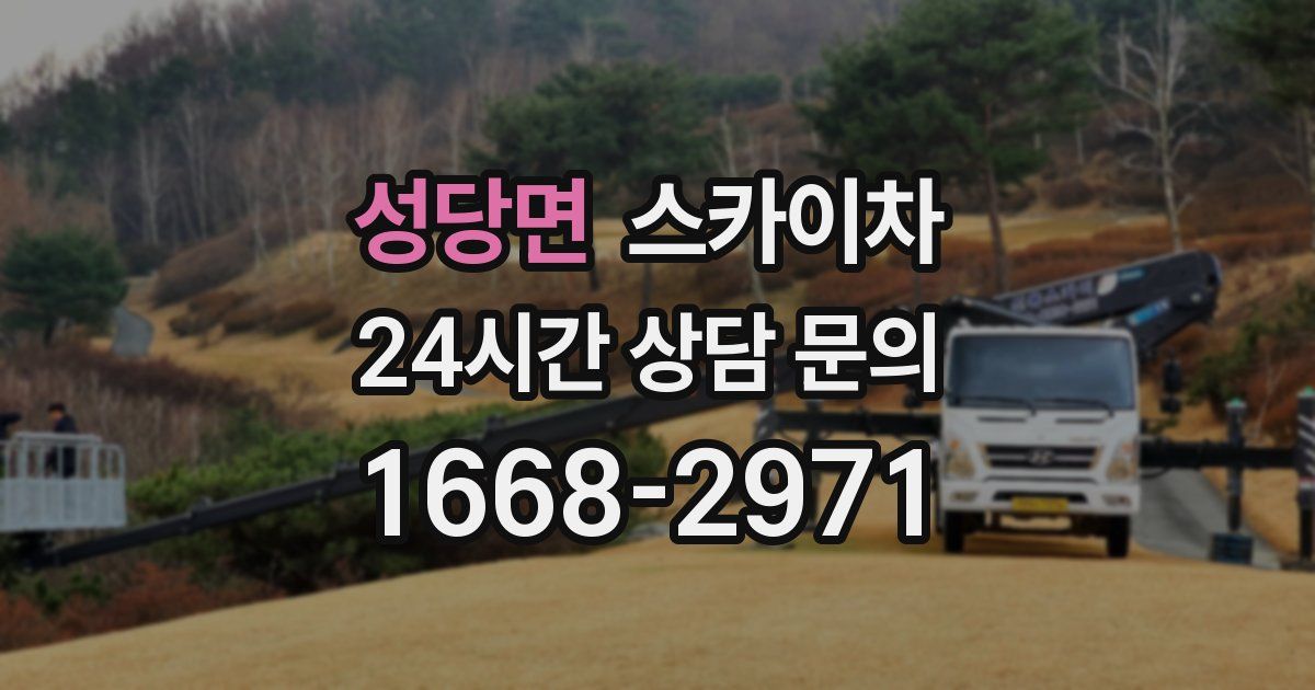 성당면 스카이차