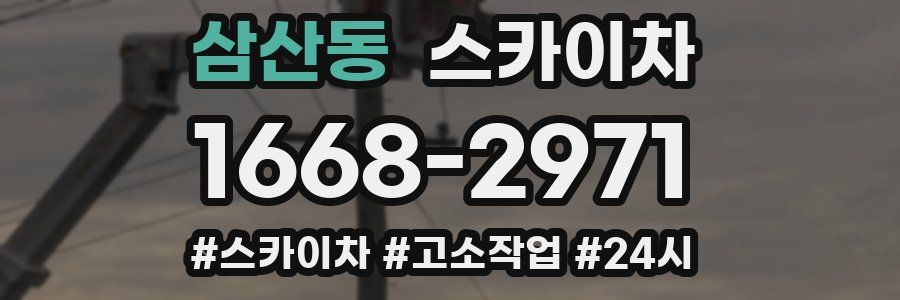 삼산동 스카이차