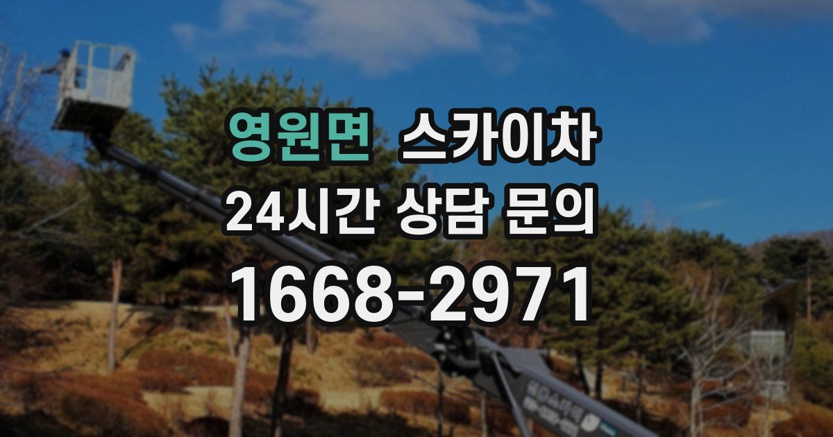 영원면 스카이차