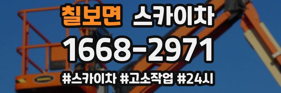 칠보면 스카이차