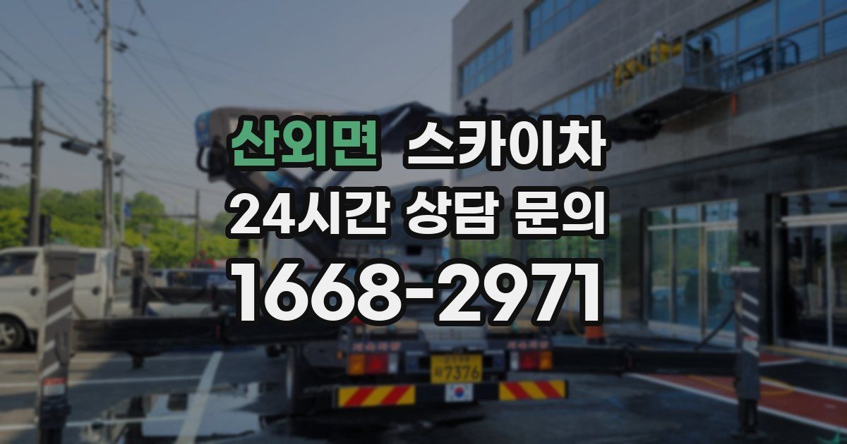 산외면 스카이차