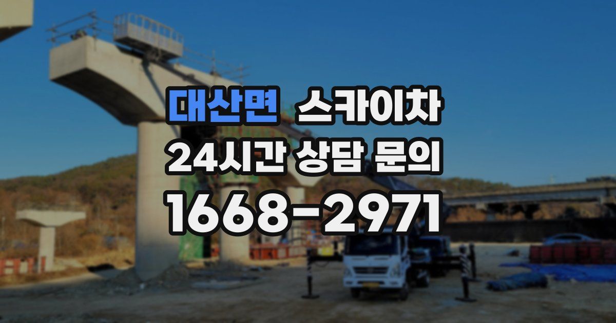 대산면 스카이차