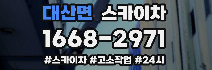 대산면 스카이차