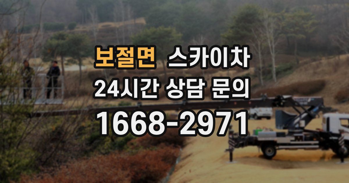 보절면 스카이차