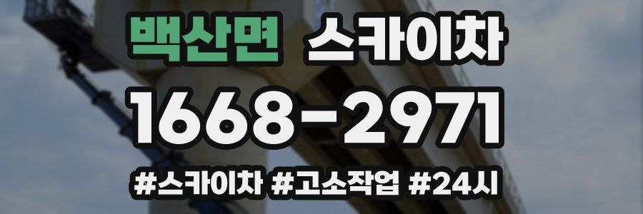 백산면 스카이차