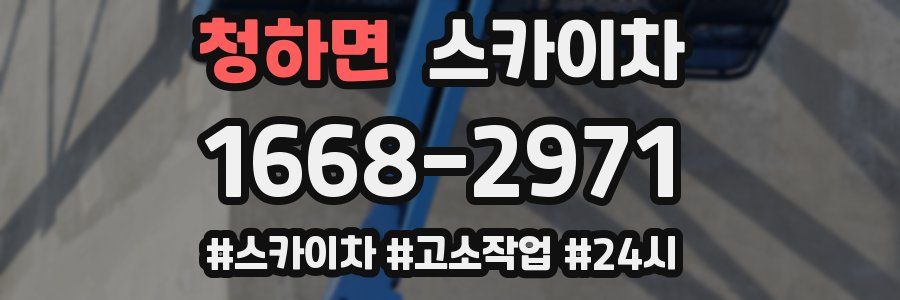 청하면 스카이차