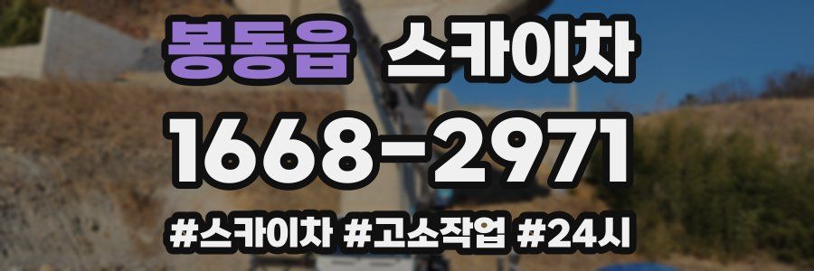 봉동읍 스카이차