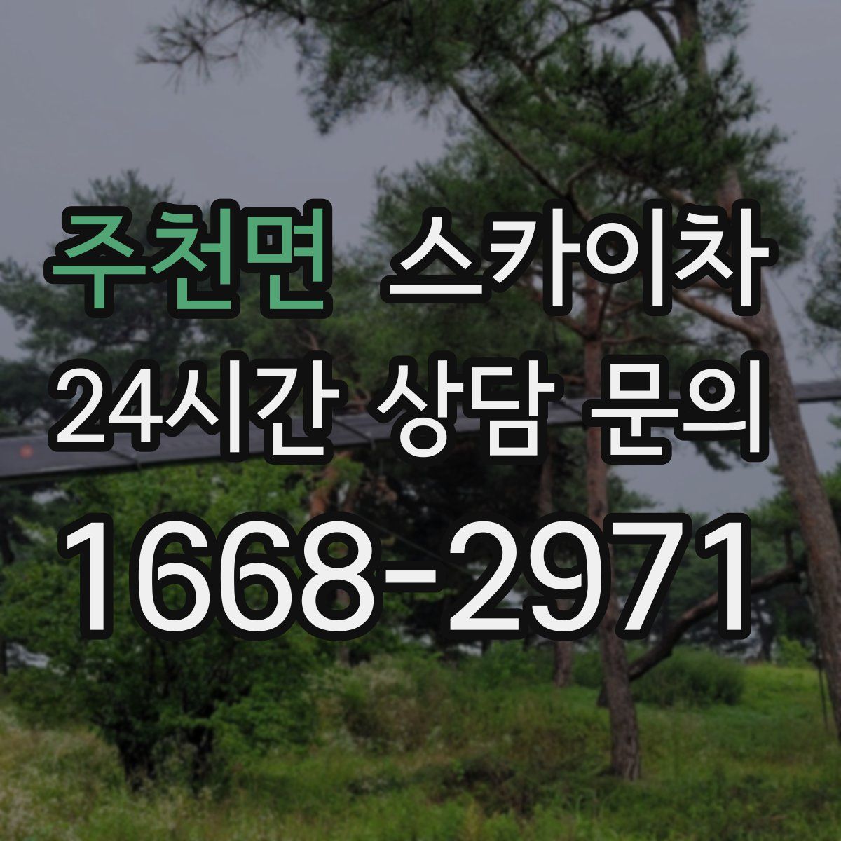 주천면 스카이차