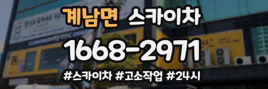 계남면 스카이차