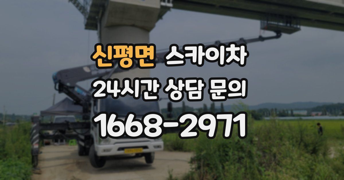 신평면 스카이차