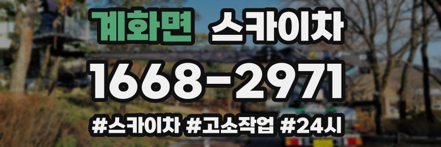 계화면 스카이차