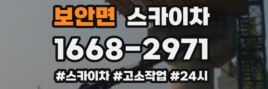 보안면 스카이차