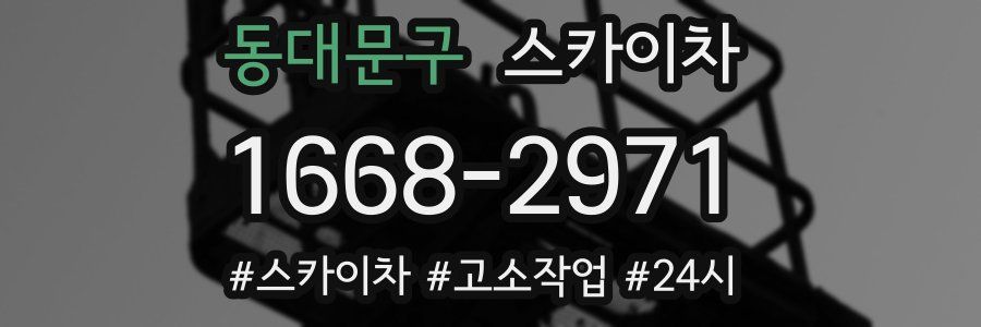 동대문구 스카이차