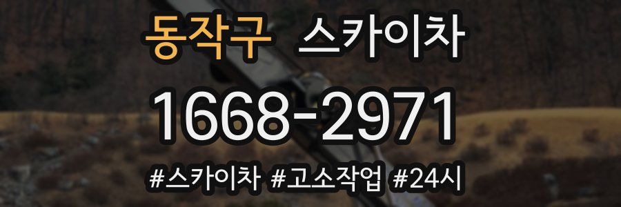 동작구 스카이차