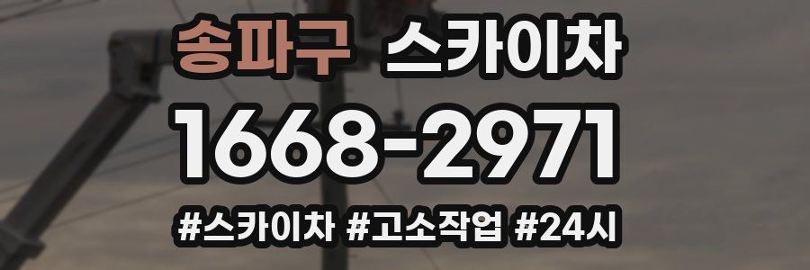 송파구 스카이차