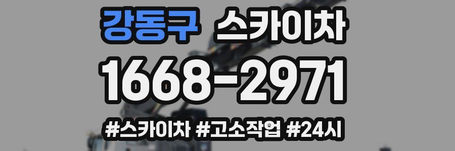 강동구 스카이차