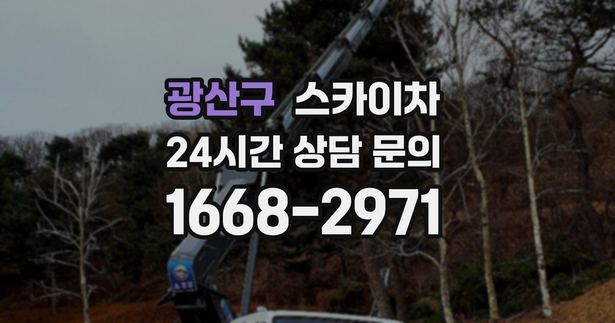 광산구 스카이차