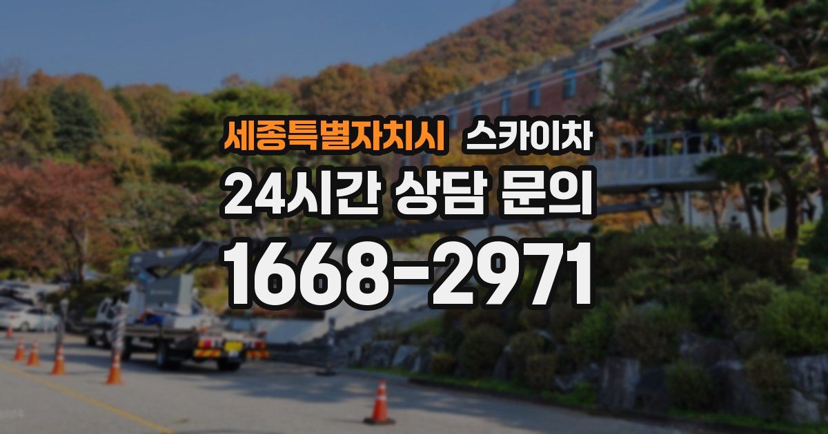 세종특별자치시 스카이차