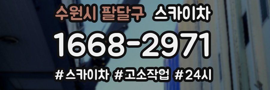 수원시 팔달구 스카이차