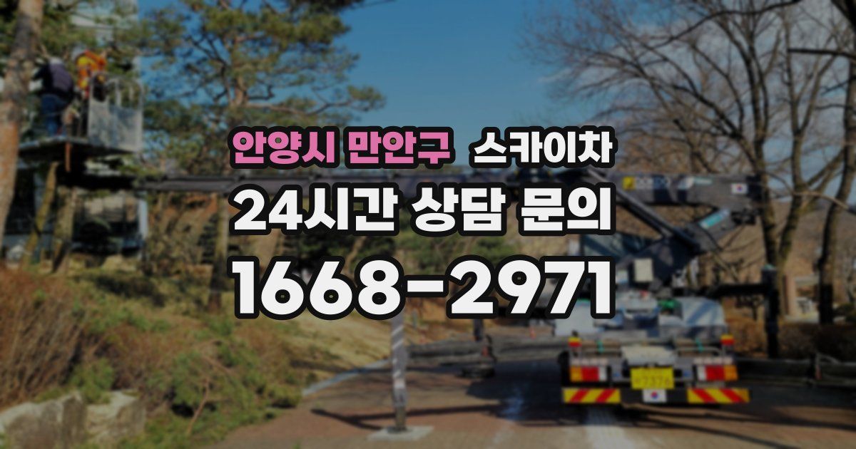 안양시 만안구 스카이차