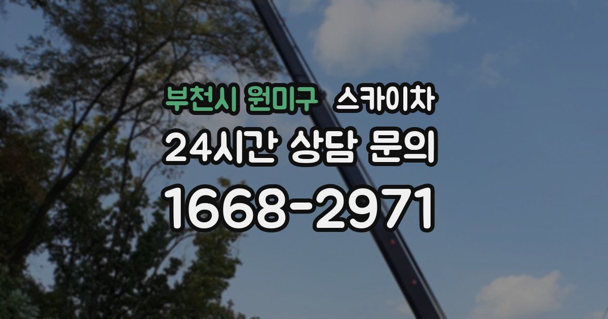 부천시 원미구 스카이차