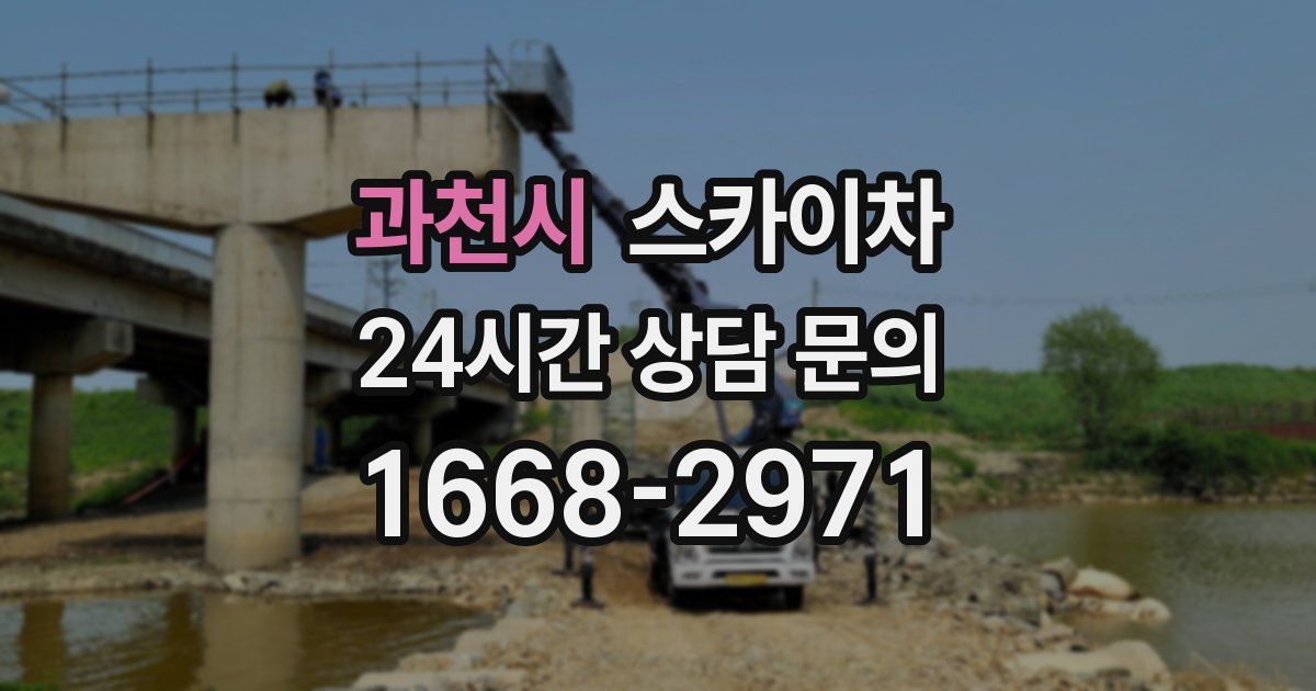 과천시 스카이차