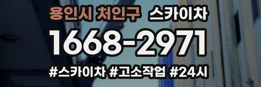 용인시 처인구 스카이차