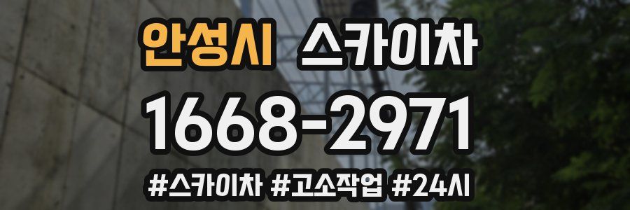 안성시 스카이차