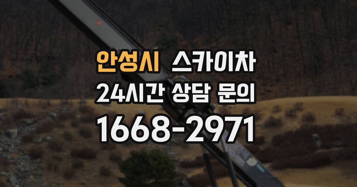 안성시 스카이차