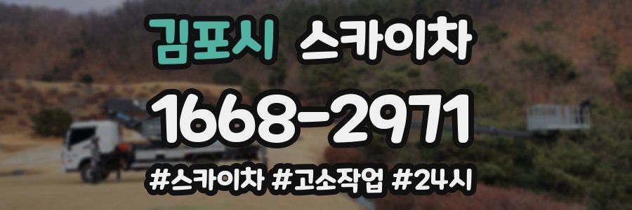 김포시 스카이차