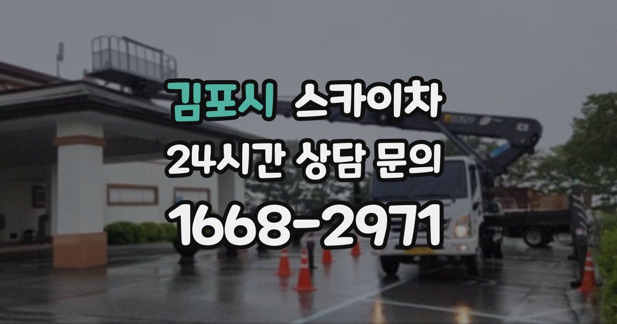 김포시 스카이차