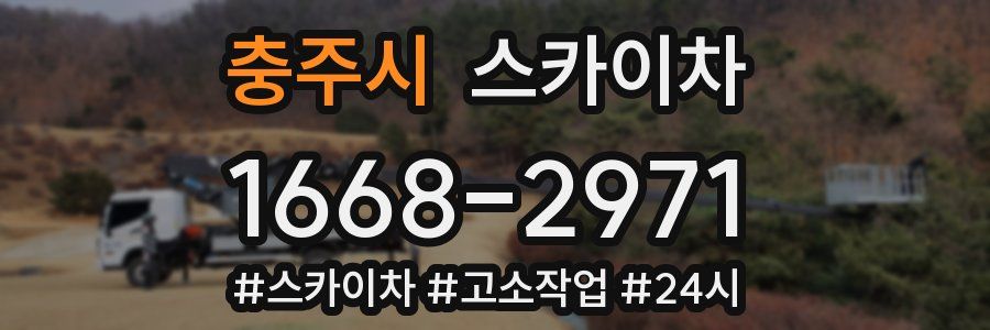 충주시 스카이차