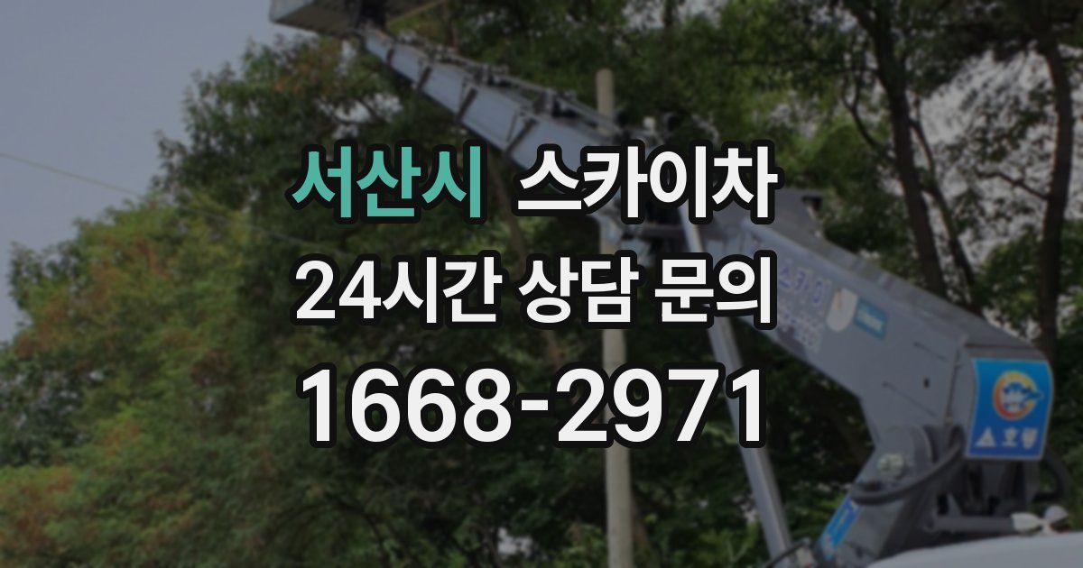 서산시 스카이차