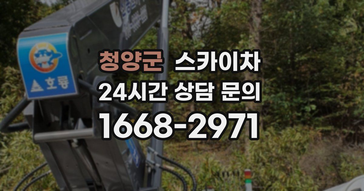 청양군 스카이차