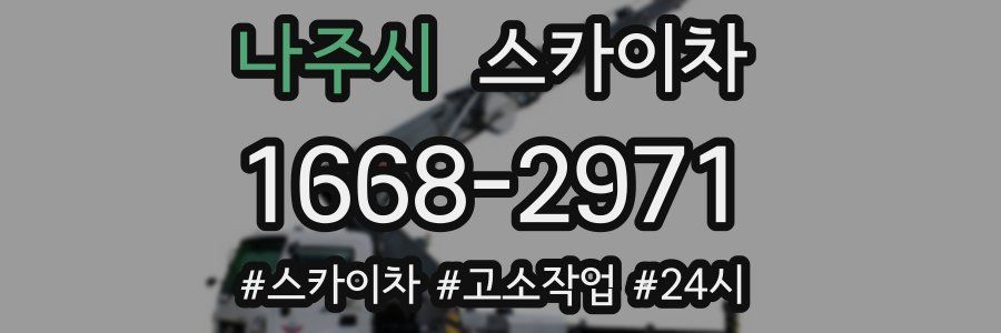 나주시 스카이차